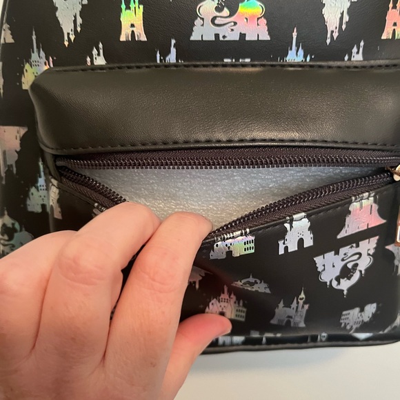NWT Disney 100 Castles mini backpack & tech wristlet main image 9